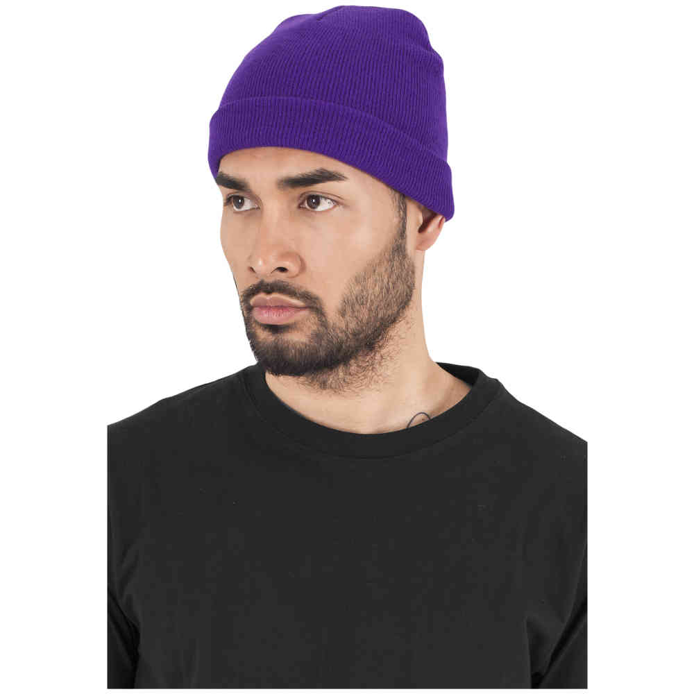 Flexfit - Heavyweight Beanie purple one size Bonnet - Violet